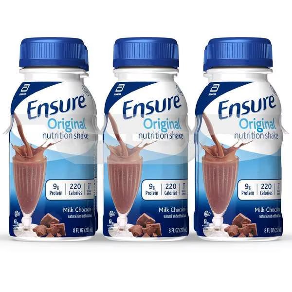 Ensure Shake Chocolate 8 fl. oz. Bottles, PK24, Ensure, Mfr#: 57231